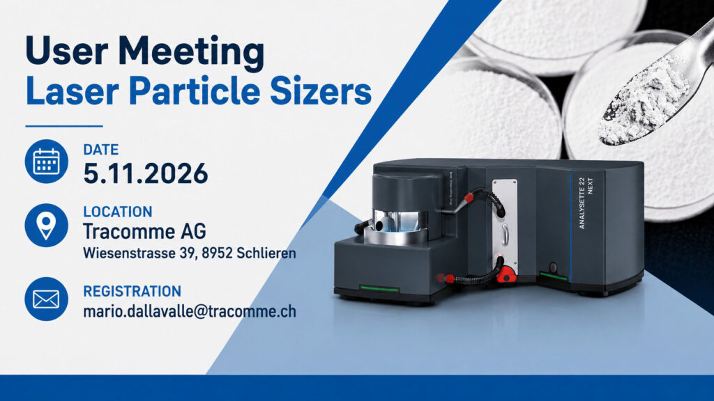 Are laser particle measurements part of your daily lab routine? In our user seminar “Laser Particle Measurements,” we’ll show you practical ways to get the most out of the Particle Sizer and discuss application topics directly with experts.