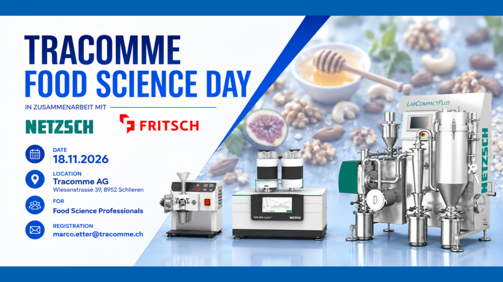 Exclusive insights into modern analytics, process technology and material characterisation for the food industry.

How are food’s properties formed? What role do fat, water, proteins and particle structures play – and how can we specifically understand, influence and optimise them?